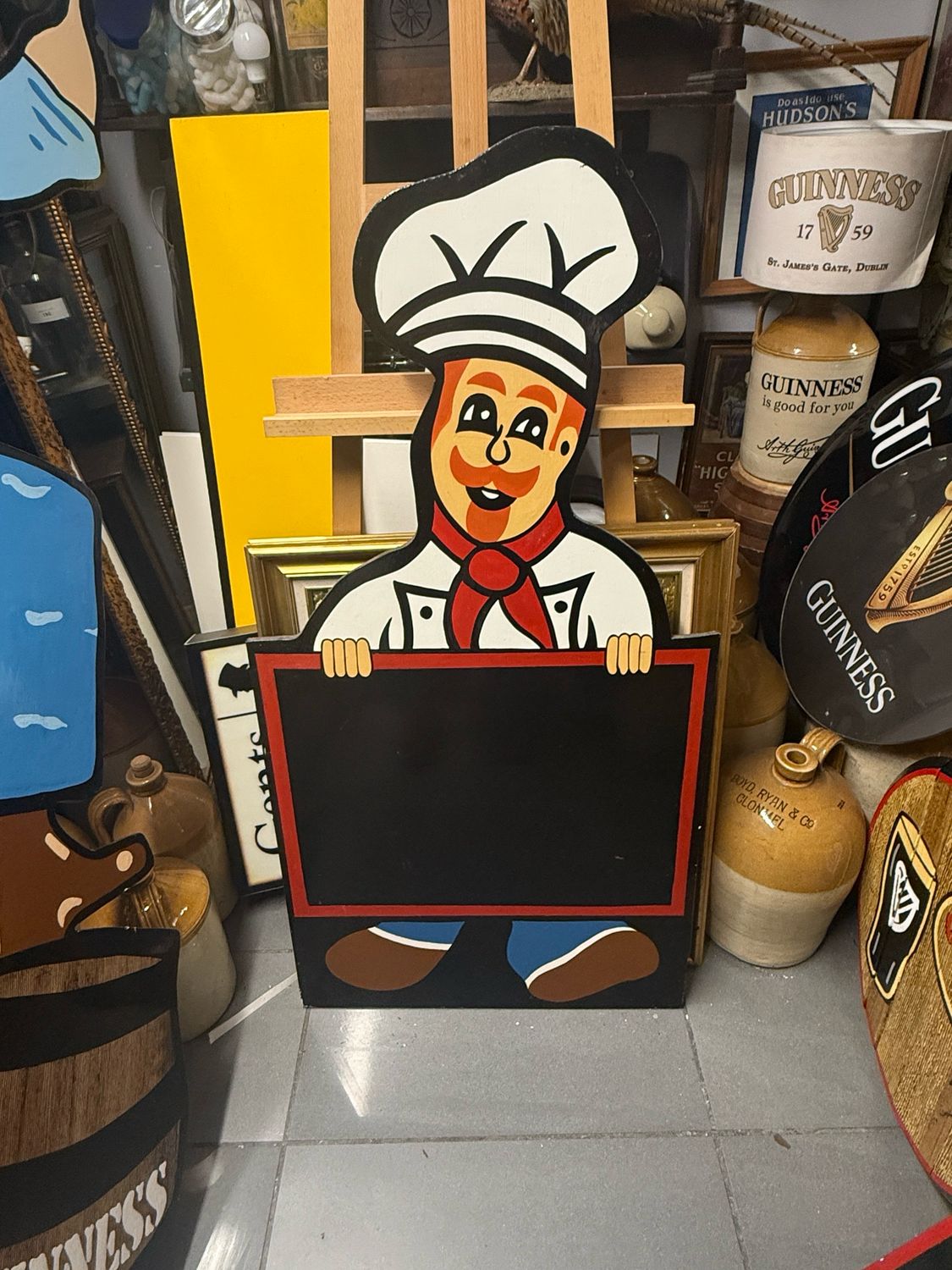 Menu Board Hand Painted