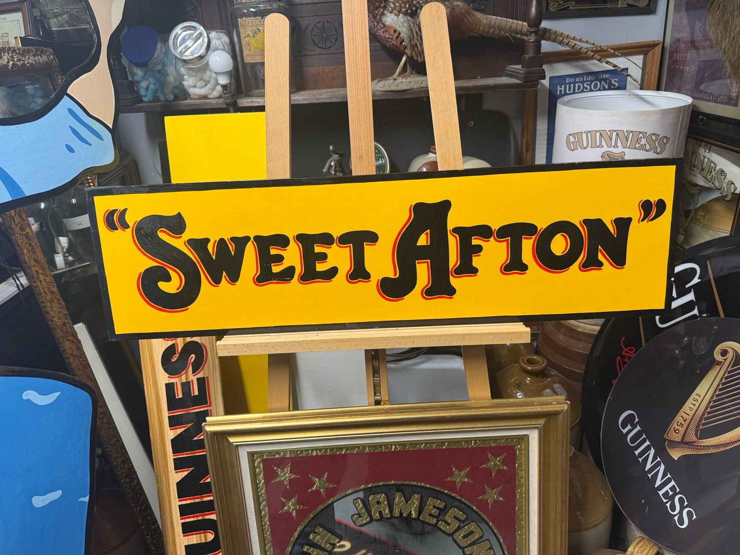 Sweet Afton Hand painted Sign