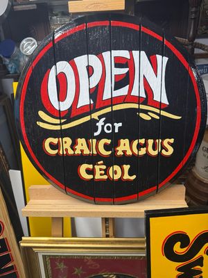 Hand painted Open Sign Hand painted Open Sign