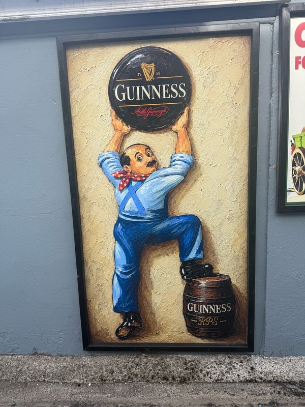 Guinness Sign Man