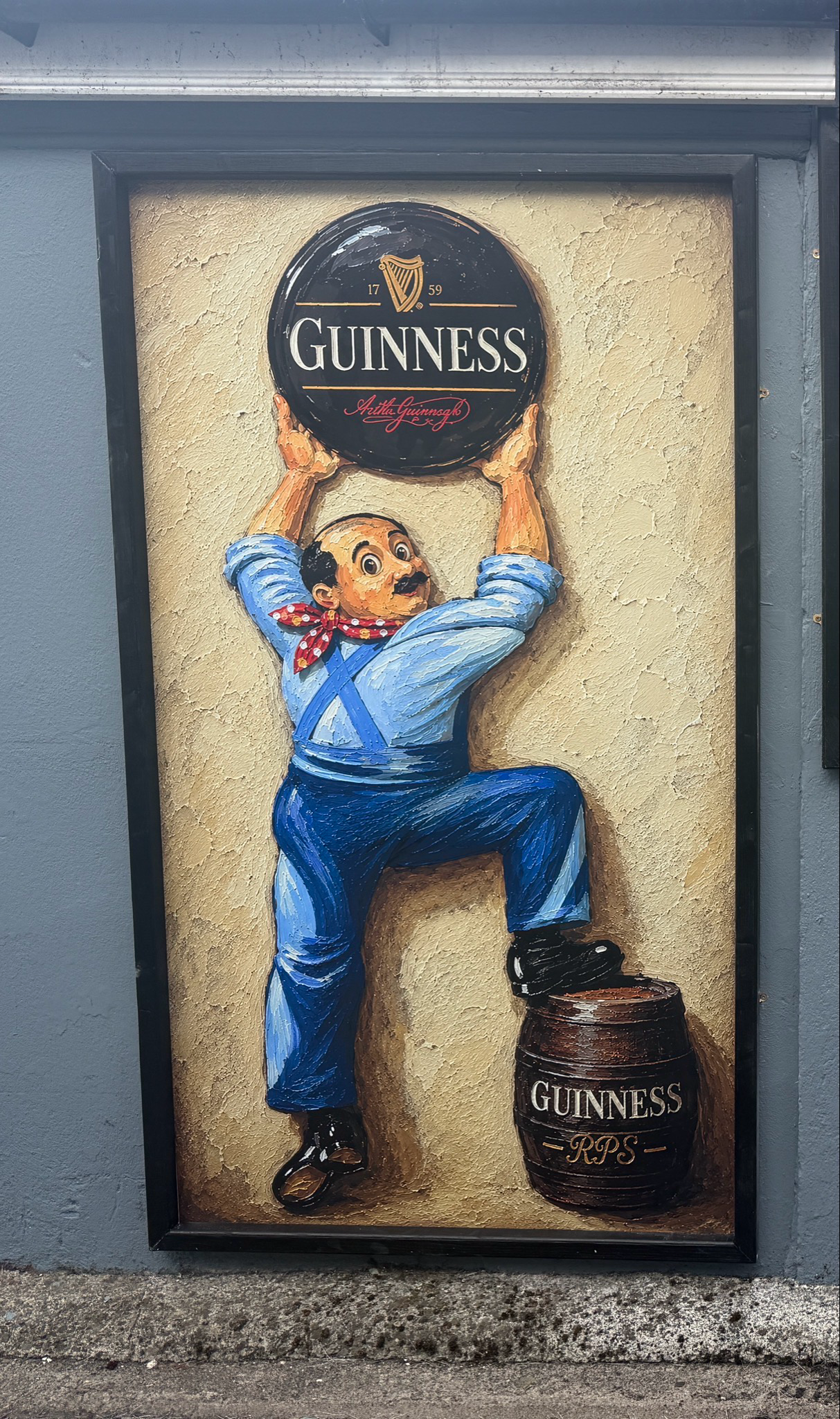 Guinness Sign Man