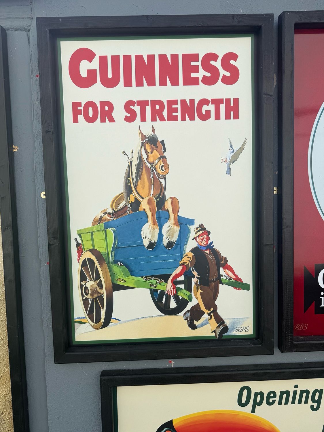 Guinness For Strength Horse And Cart