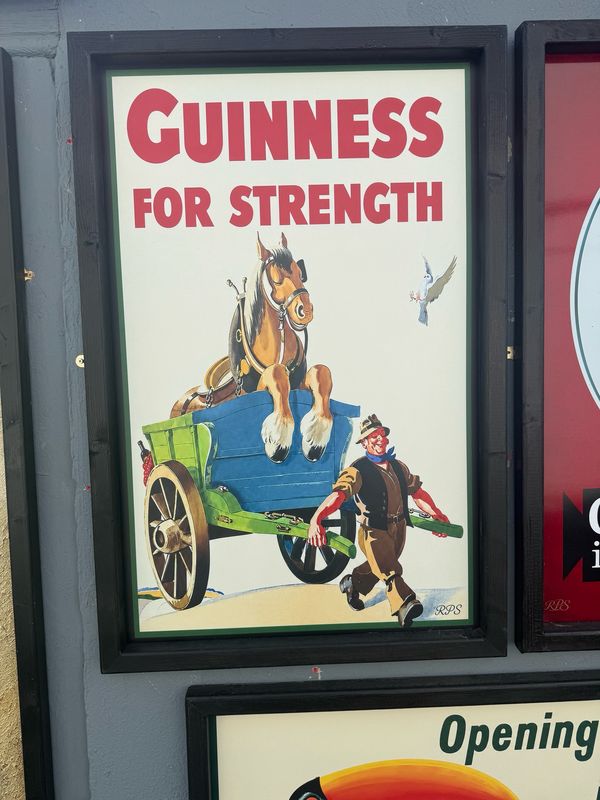 Guinness For Strength Horse And Cart