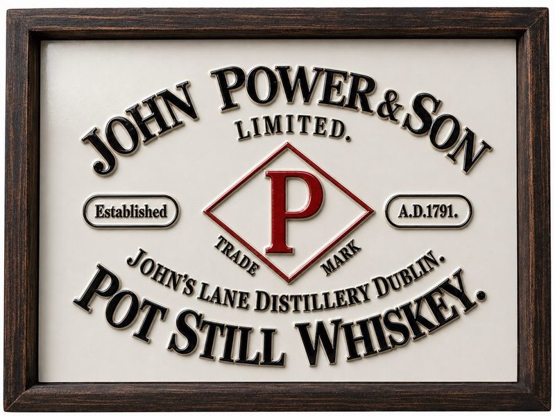 John Power Whiskey Sign 64 X48”