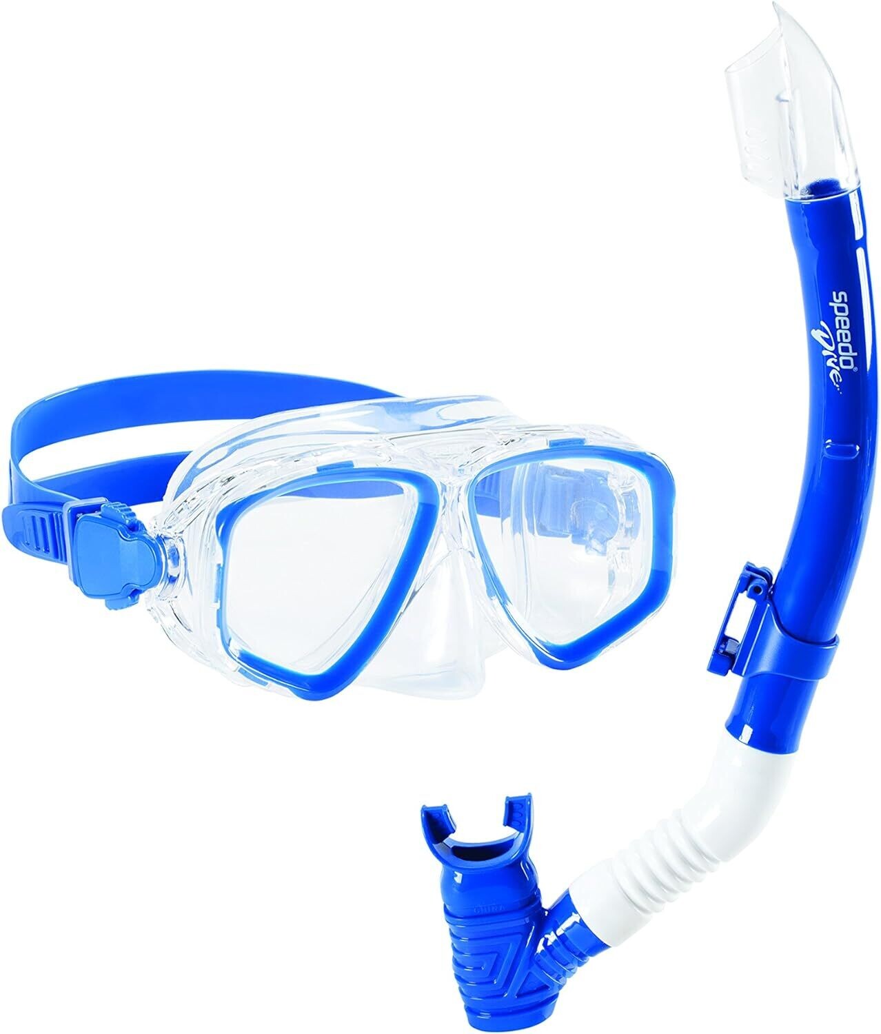 JR ADVENTURE MASK/SNORKEL SET BLUE