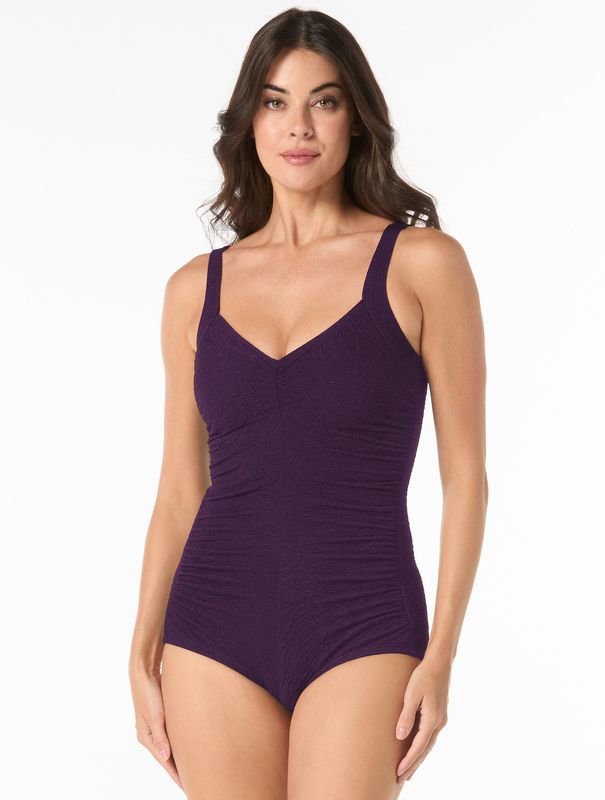 GABAR V-NECK PUCKER 1PC