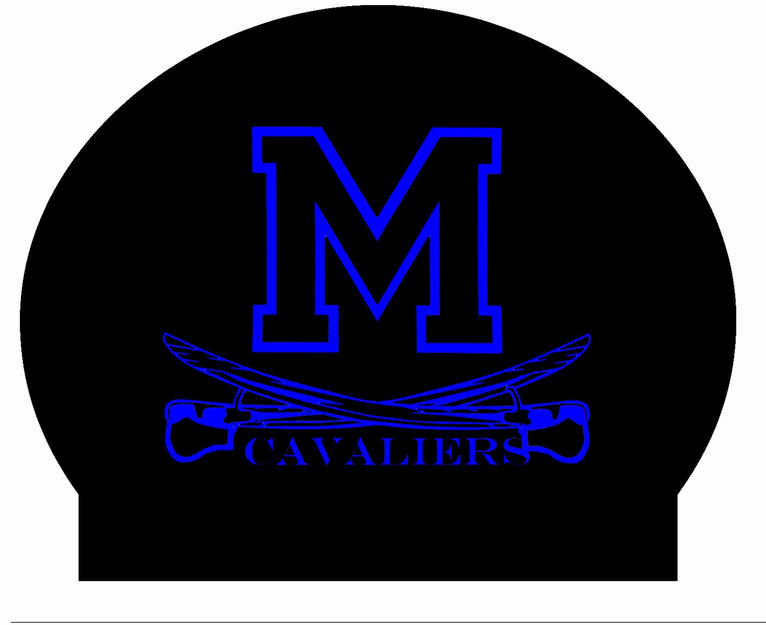 **PRE-ORDER** MIDDLETOWN HS - LONG HAIR - SET OF 2 CAPS W. NAME