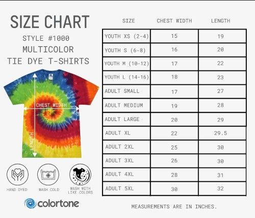 DSA - ANNIVERSARY TIEDYE SHIRT