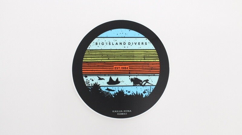 BID Surfer Circle Sticker