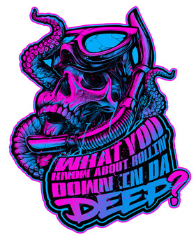 Dive or Die Stickers