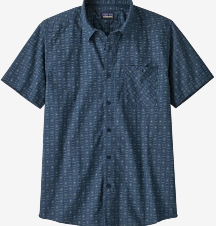 M's Go To Shirt, Size: Small, Color: Tidepool Blue
