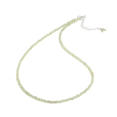 Peridot Necklace (Adjustable 16-18