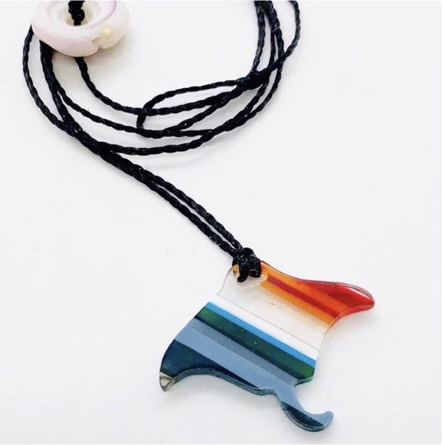 Recycled Surfwax Resin Necklaces