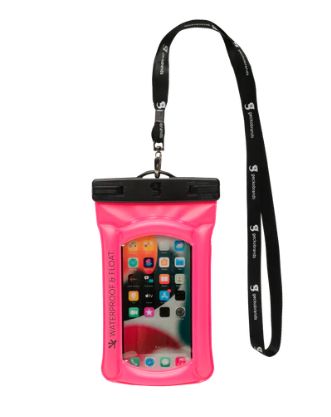 Float Phone Dry Bag, Color: Neon Pink