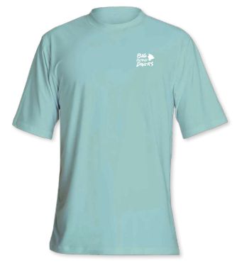 TIDES (Short Sleeve), Color: Aqua, Size: Small