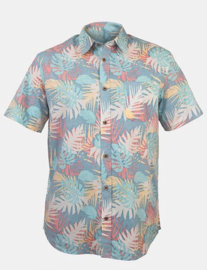 BACKYARDS-WOVEN, Color: Blue, Size: Small