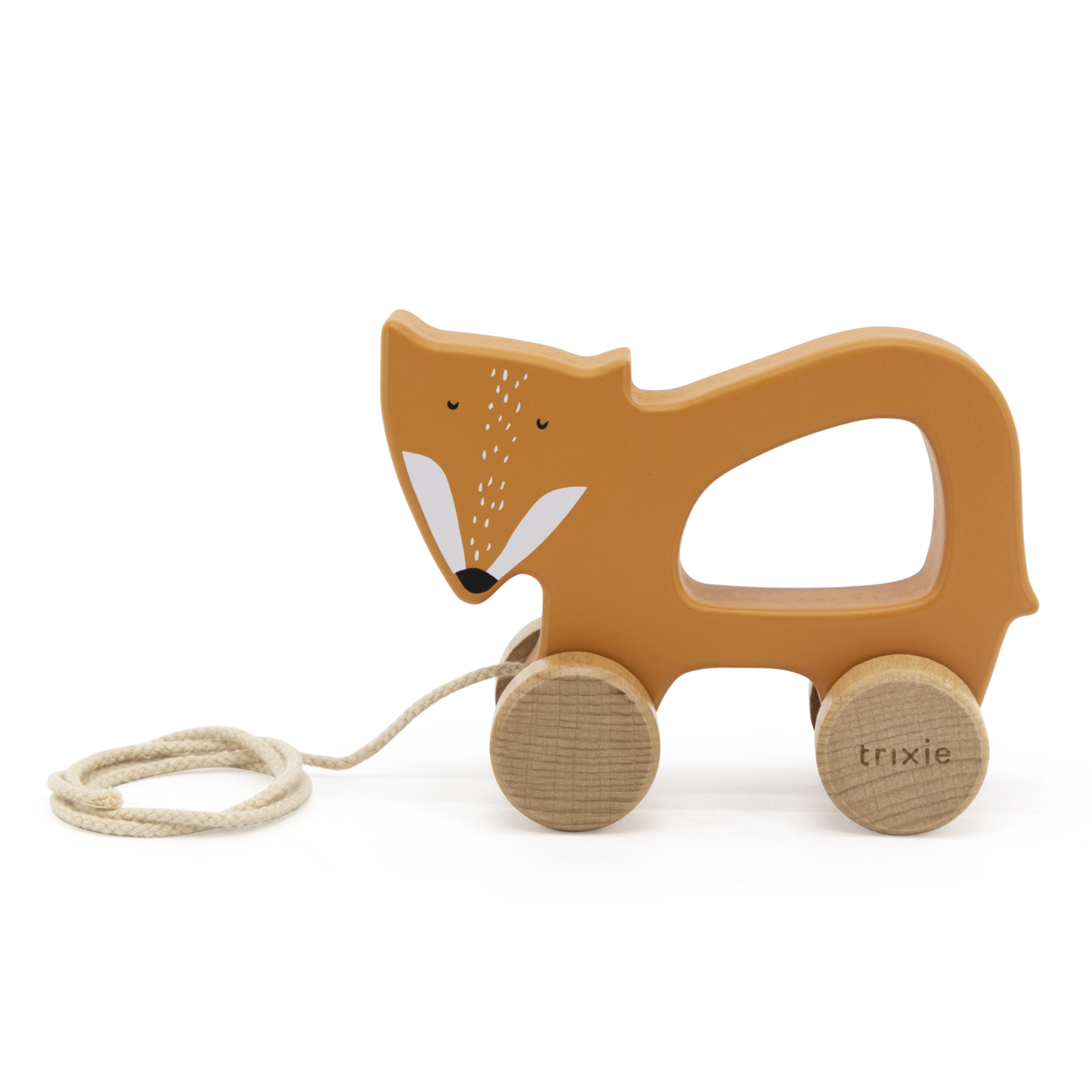 Houten trekspeeltje Mr. Fox