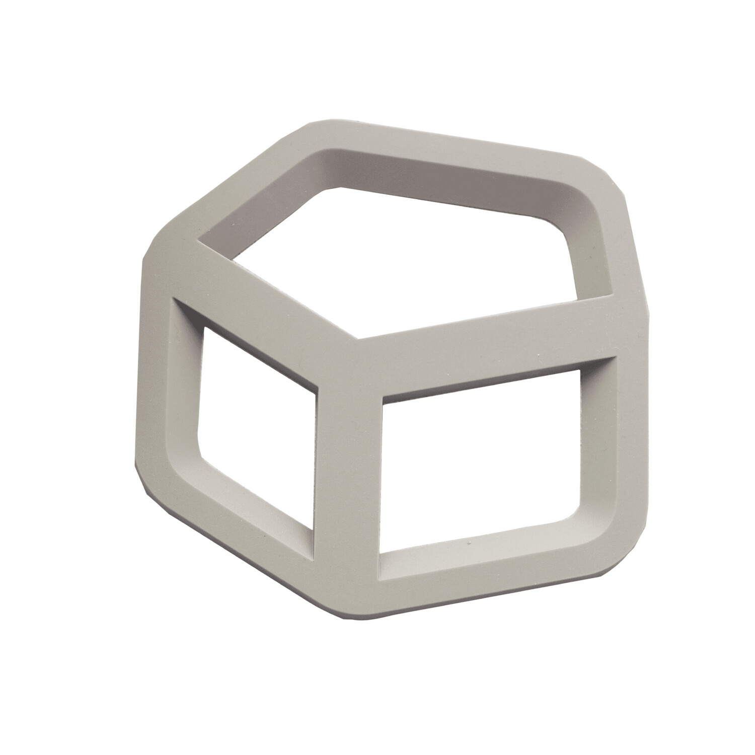 Onderzetter siliconen taupe1