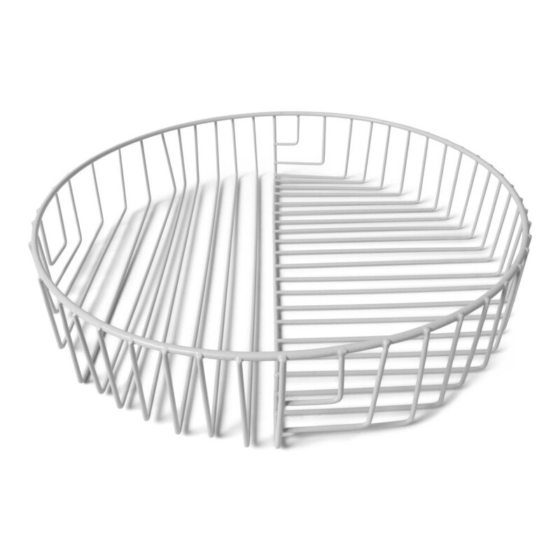 Draadmand laag grijs