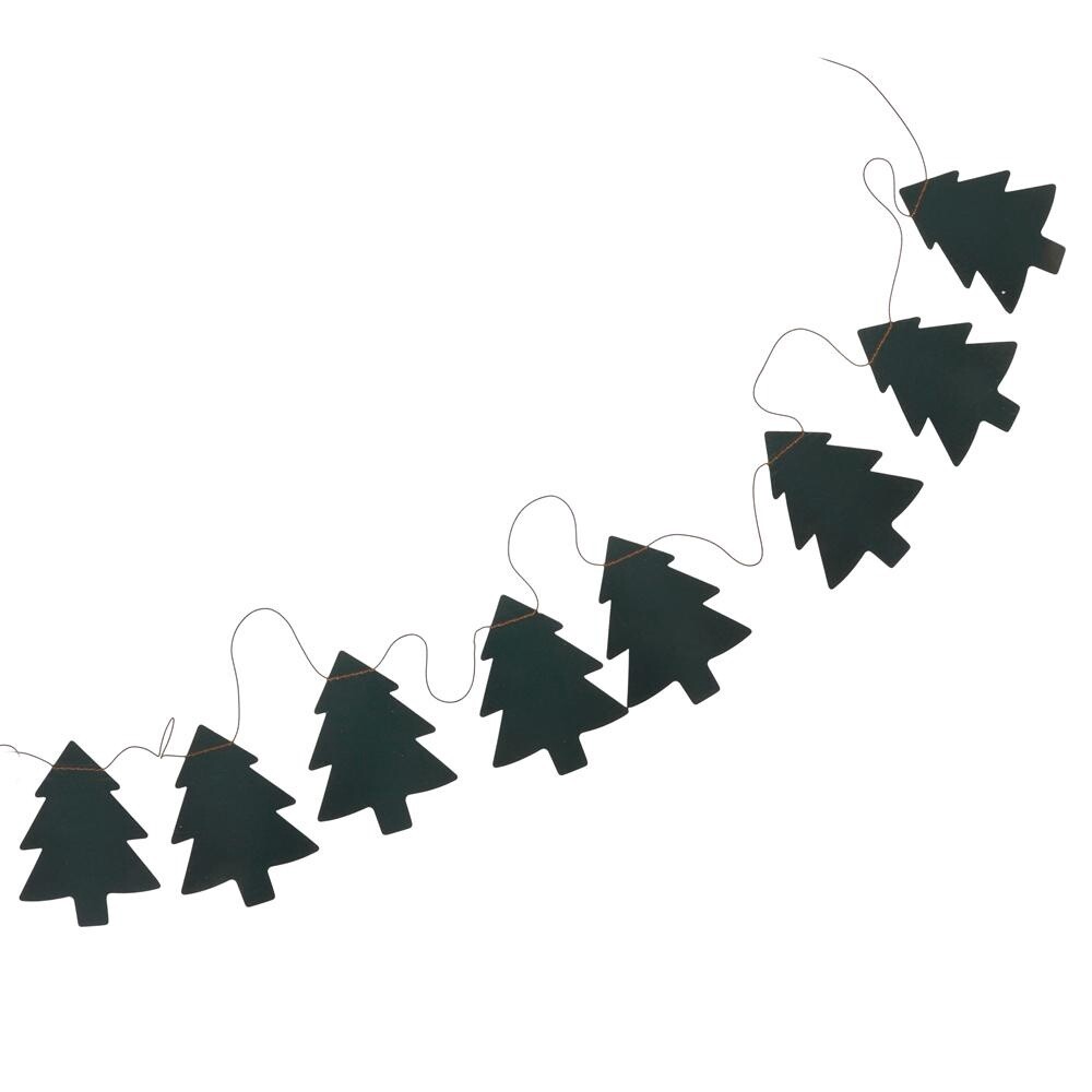 Slinger kerstbomen zwart