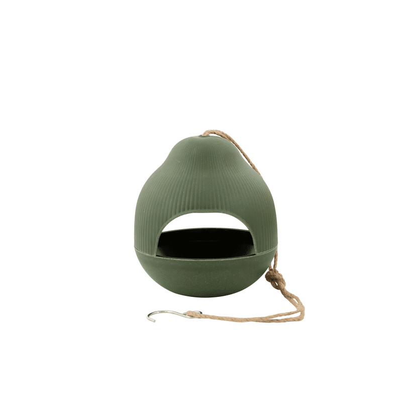 Voederhuis vogels laag groen