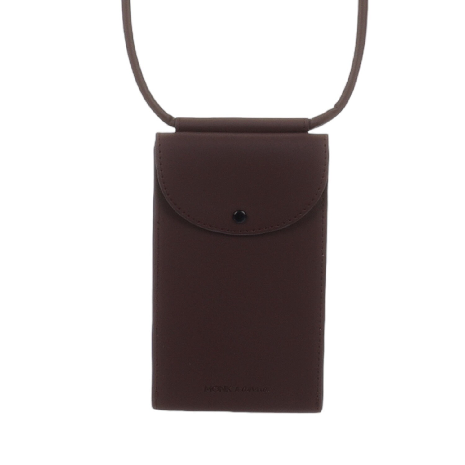 Monk&amp;Anna telefoontasje · donker hout