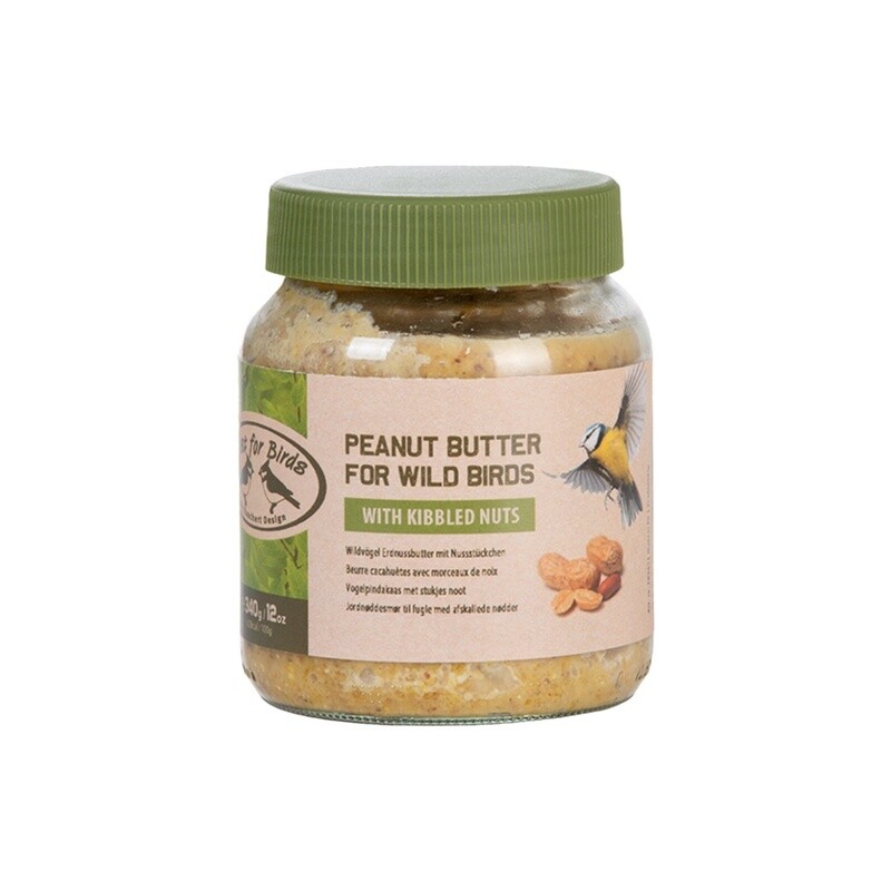 Vogel pindakaas stukjes noot