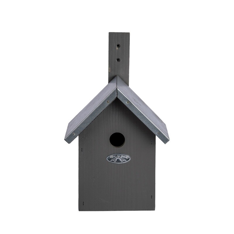 Vogelhuisje pimpelmees grijs