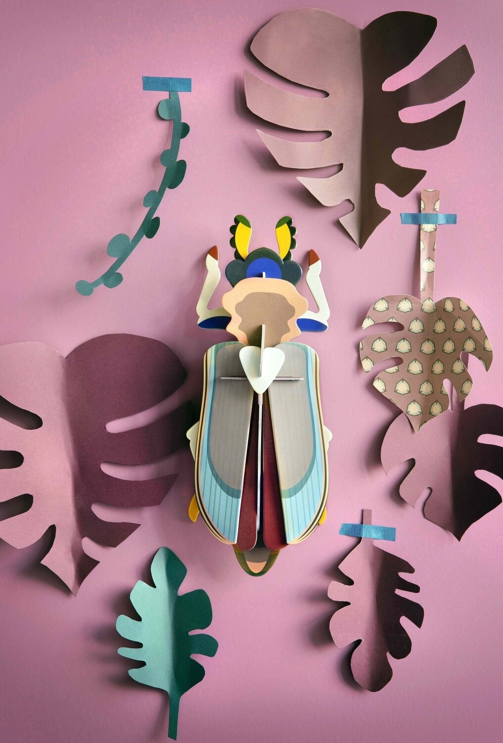 Studio ROOF · Tiger kever beetle wall art