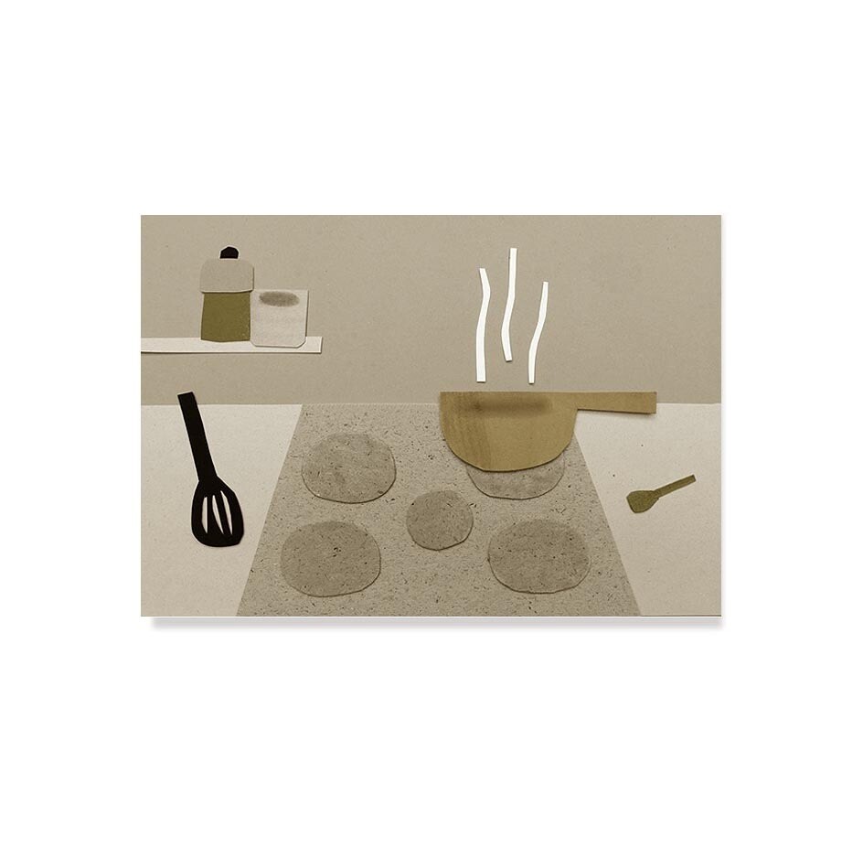 Ansichtkaart cooking