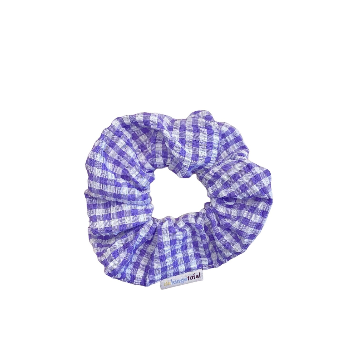 Scrunchie lila geblokt