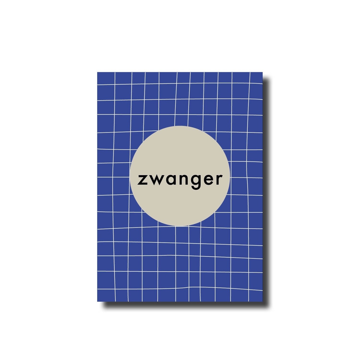Ansichtkaart zwanger
