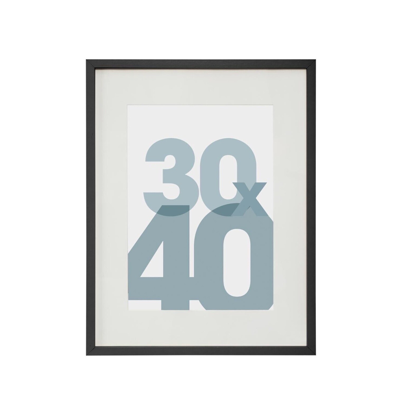 Fotolijst 30 x40 cm zwart los