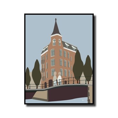 Woning of gebouw illustratie op maat