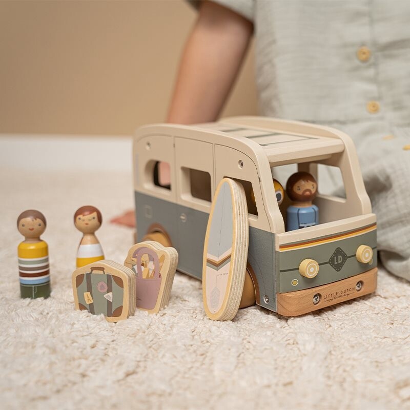 Little Dutch Vintage camper FSC hout