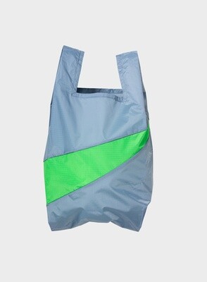 SUSAN BIJL The new shopping bag 'AMPLIFY' Fuzz & Greenscreen Medium