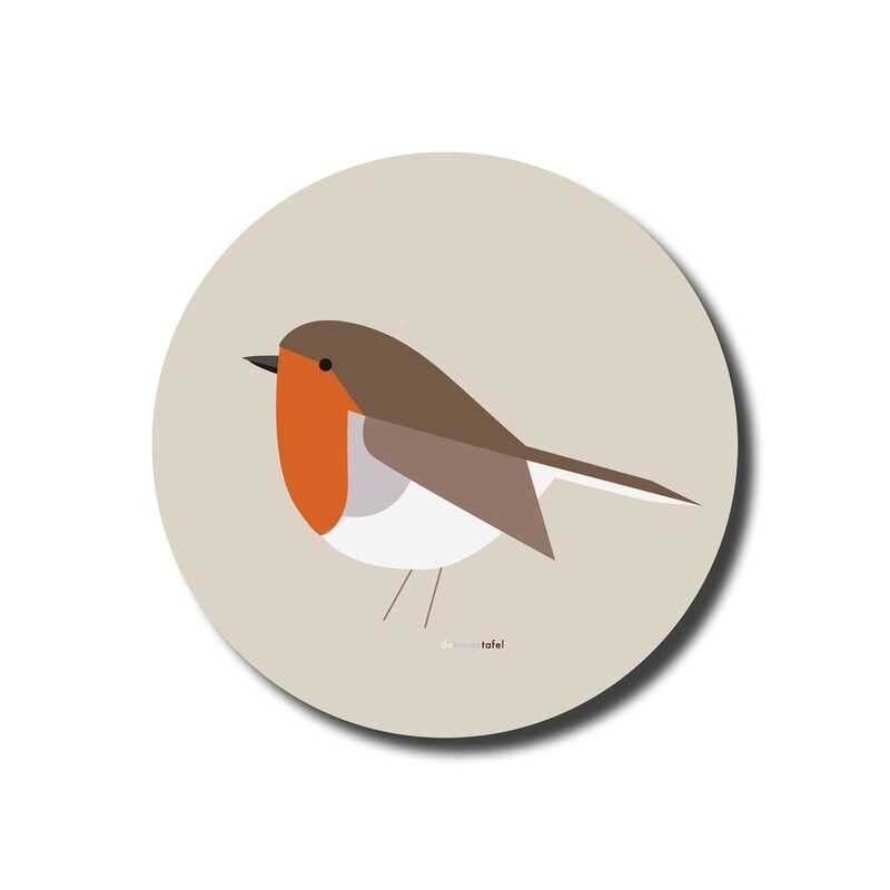 Wandcirkel Roodborst