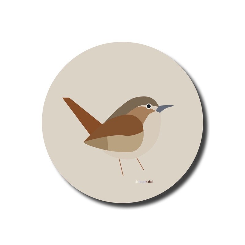 Wandcirkel Winterkoning