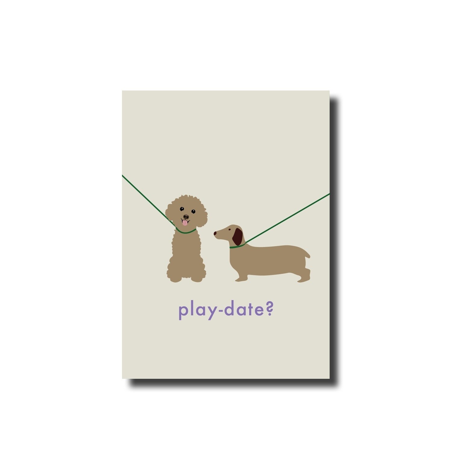 Ansichtkaart Play-date?