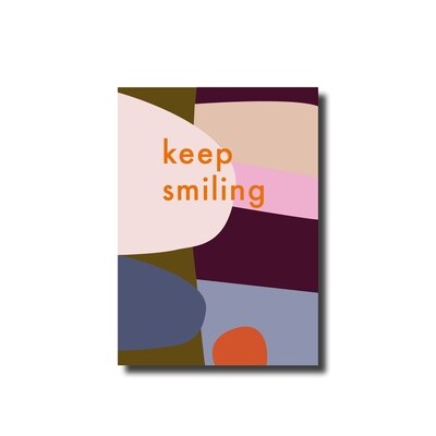 Ansichtkaart Keep smiling