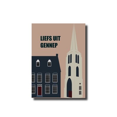 Ansichtkaart Liefs uit Gennep toren