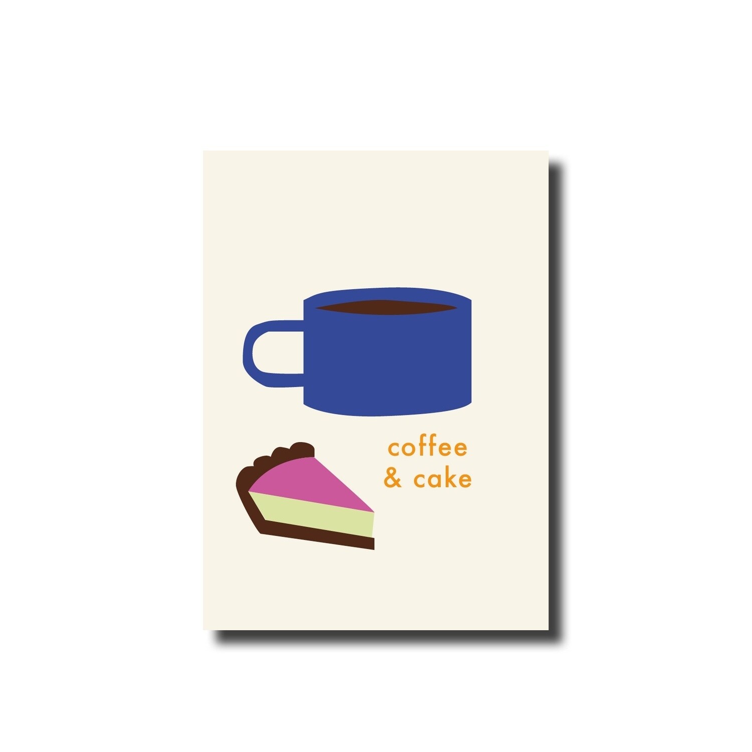 Ansichtkaart Coffee &amp; cake