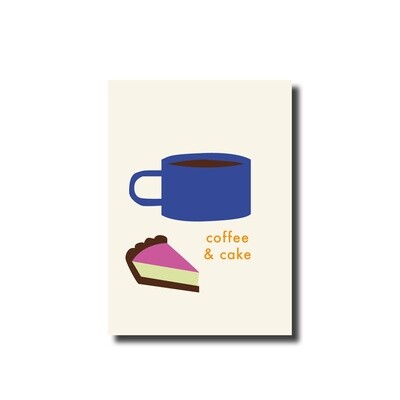 Ansichtkaart Coffee &amp; cake