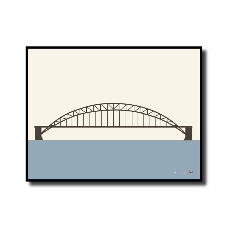 Print de Waalbrug Nijmegen