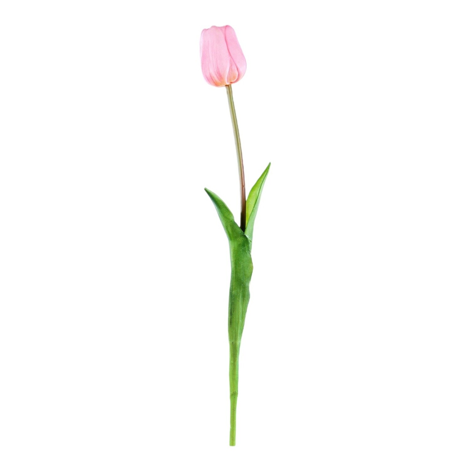 Zijden bloemen Tulp donkerroze