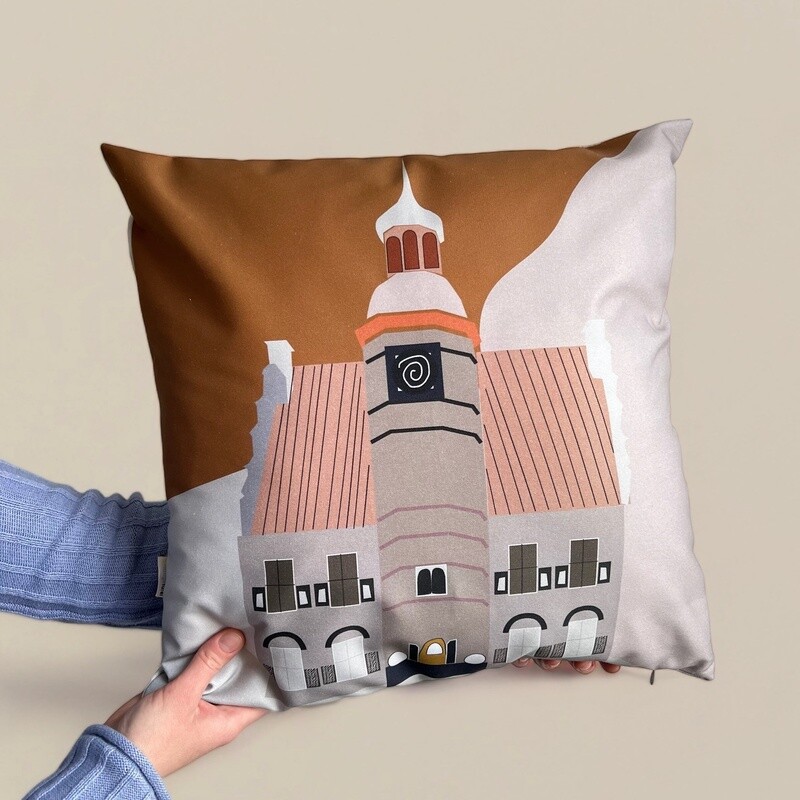 Sierkussen over Gennep 50x50 cm