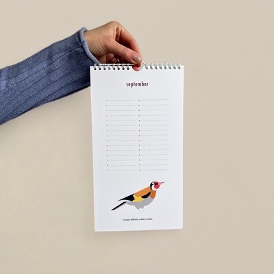 Bird-day verjaardags- kalender vogels