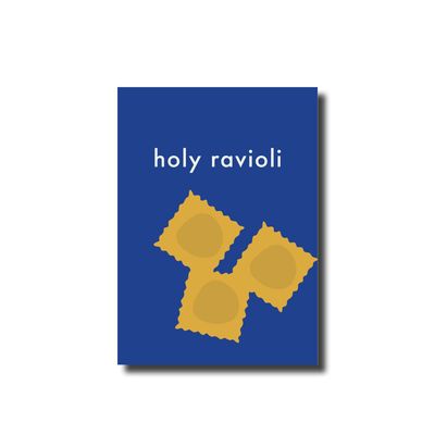 Ansichtkaart holy ravioli