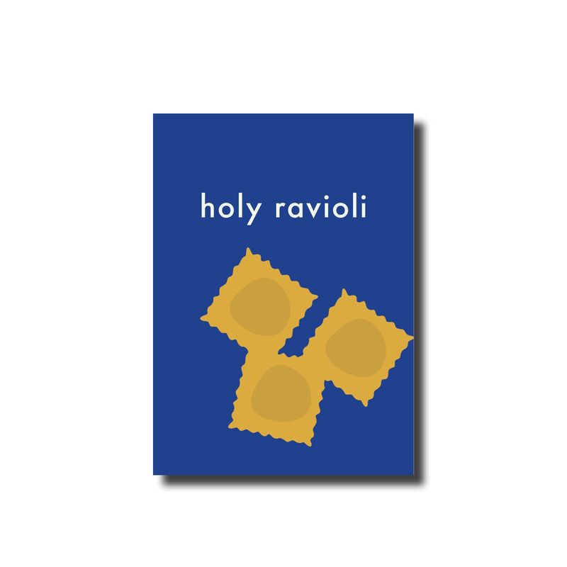 Ansichtkaart holy ravioli