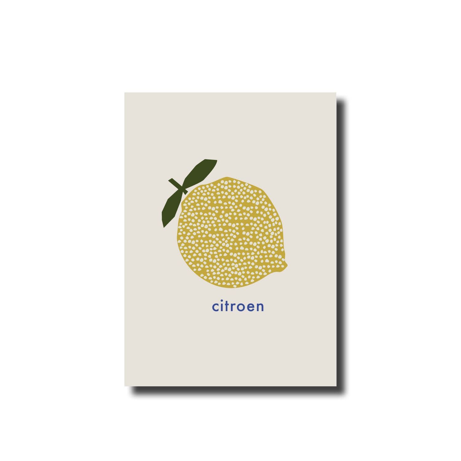 Ansichtkaart citroen